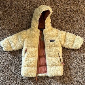 Patagonia Cream Sherpa Fleece Jacket